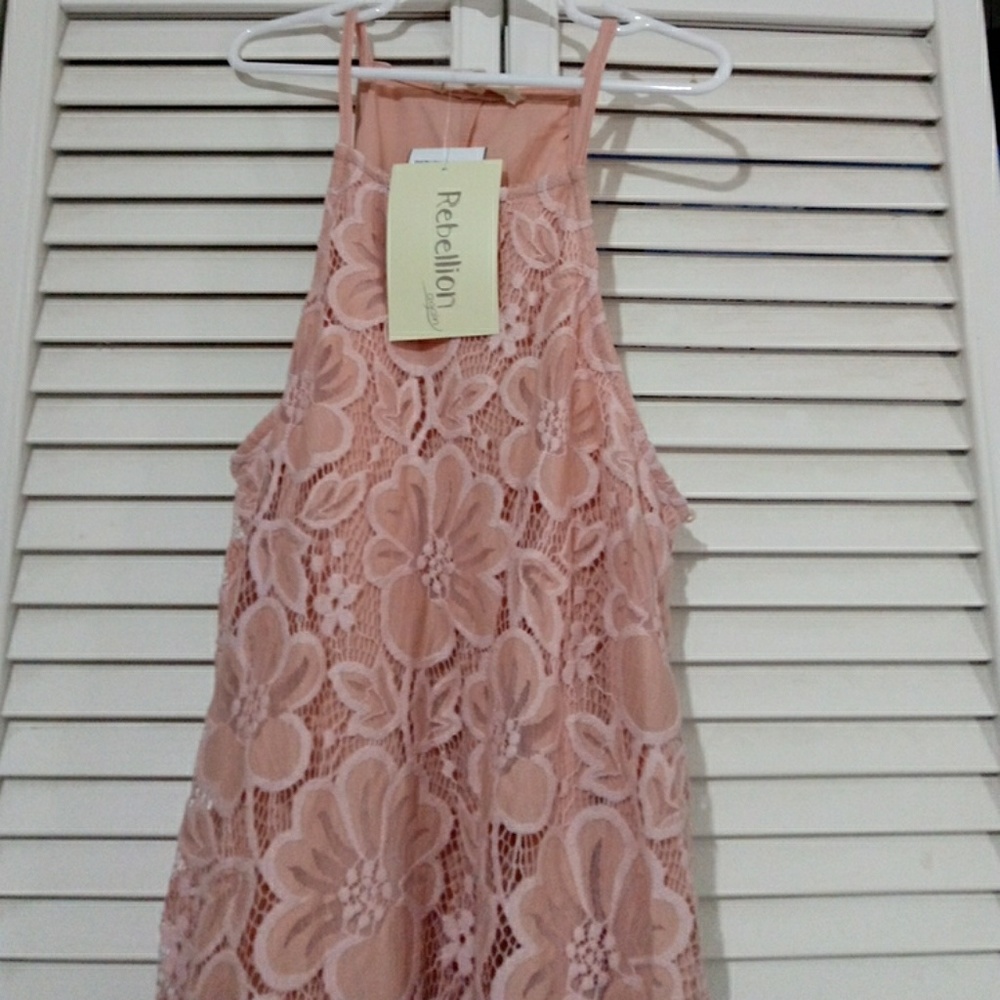 Pink Flowered Dress